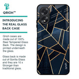 Abstract Tiles Glass Case for Oppo A38
