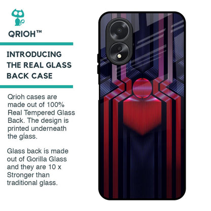 Super Art Logo Glass Case For Oppo A38