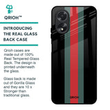 Vertical Stripes Glass Case for Oppo A38