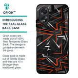 Vector Art Glass Case for Oppo A38