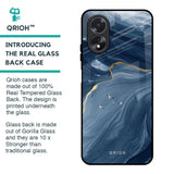 Deep Ocean Marble Glass Case for Oppo A38