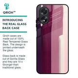 Brush Stroke Art Glass Case for Oppo A38