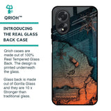 Geographical Map Glass Case for Oppo A38