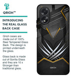 Black Warrior Glass Case for Oppo A38