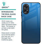 Blue Grey Ombre Glass Case for Oppo A38