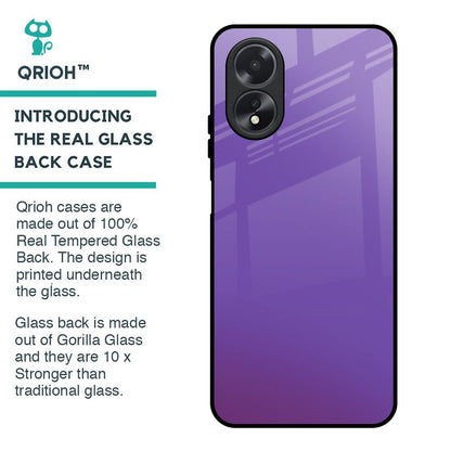 Ultraviolet Gradient Glass Case for Oppo A38