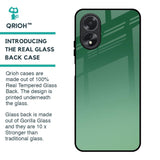 Green Grunge Texture Glass Case for Oppo A38
