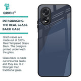 Navy Blue Ombre Glass Case for Oppo A38
