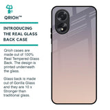 Golden Mauve Glass Case for Oppo A38