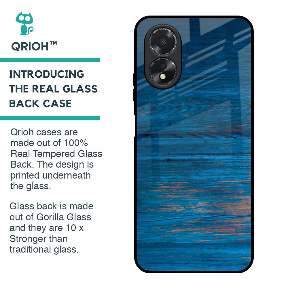 Patina Finish Glass case for Oppo A38