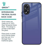 Indigo Pastel Glass Case For Oppo A38