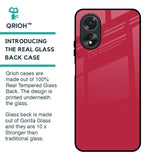 Solo Maroon Glass case for Oppo A38