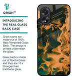 Watercolor Wave Glass Case for Oppo A38