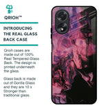 Smudge Brush Glass case for Oppo A38