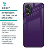 Dark Purple Glass Case for Oppo A38