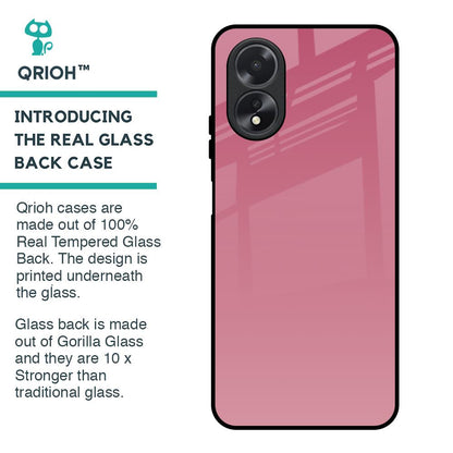 Blooming Pink Glass Case for Oppo A38