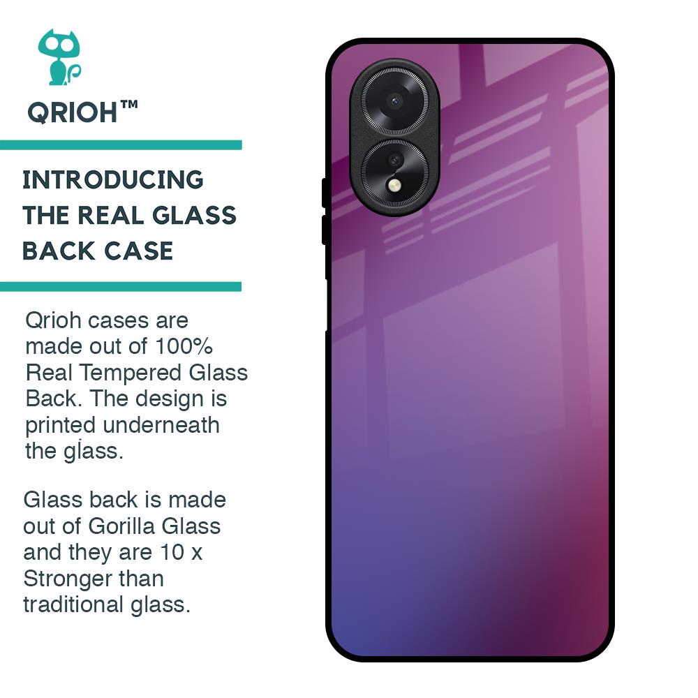 Multi Shaded Gradient Glass Case for Oppo A38