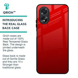 Maroon Faded Glass Case for Oppo A38