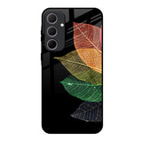 Colorful Leaves Samsung Galaxy A35 5G Glass Back Cover Online