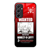 Luffy Wanted Samsung Galaxy A35 5G Glass Back Cover Online