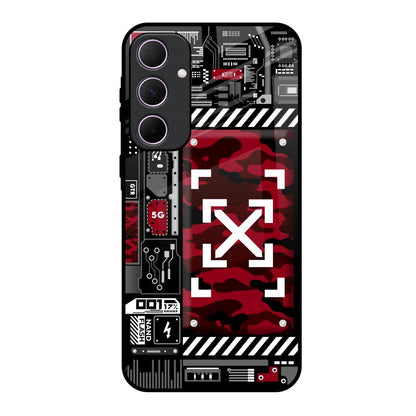 Technology Art Samsung Galaxy A35 5G Glass Back Cover Online