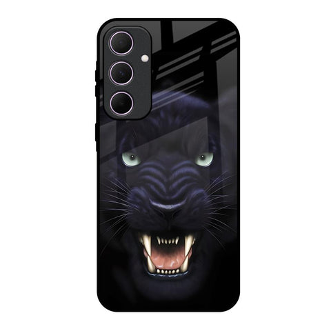 Angry Black Leopard Samsung Galaxy A35 5G Glass Back Cover Online