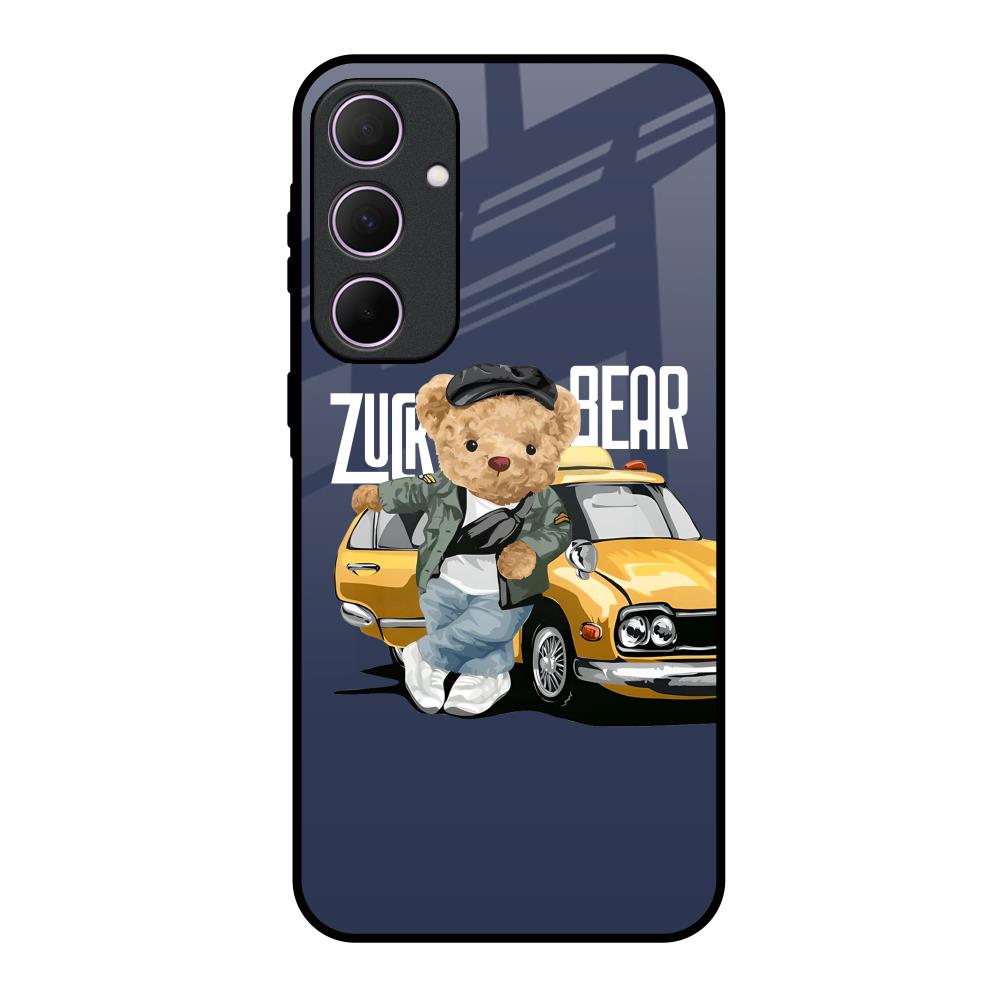 Adventurous Bear Samsung Galaxy A35 5G Glass Back Cover Online