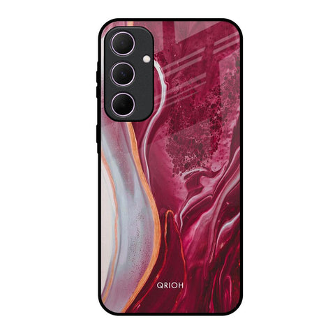 Crimson Ruby Samsung Galaxy A35 5G Glass Back Cover Online