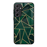 Abstract Green Samsung Galaxy A35 5G Glass Back Cover Online