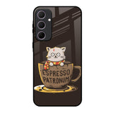 Tea With Kitty Samsung Galaxy A35 5G Glass Back Cover Online