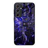 Techno Color Pattern Samsung Galaxy A35 5G Glass Back Cover Online