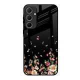 Floating Floral Print Samsung Galaxy A35 5G Glass Back Cover Online