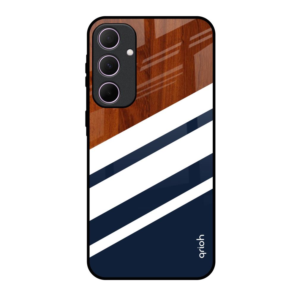 Bold Stripes Samsung Galaxy A35 5G Glass Back Cover Online