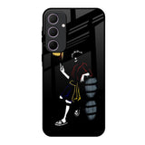 Luffy Line Art Samsung Galaxy A35 5G Glass Back Cover Online