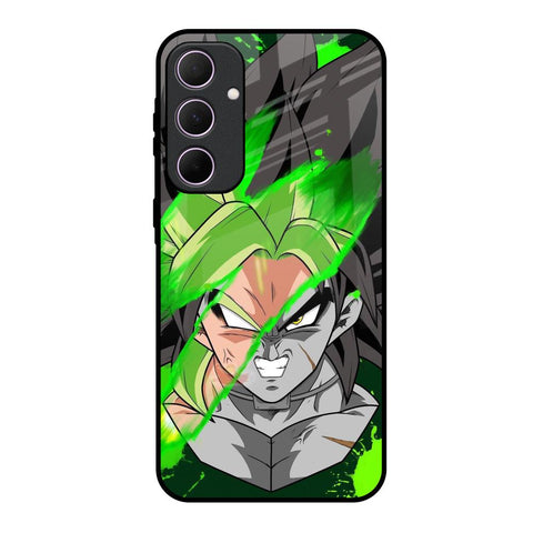Anime Green Splash Samsung Galaxy A35 5G Glass Back Cover Online