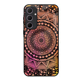 Floral Mandala Samsung Galaxy A35 5G Glass Back Cover Online