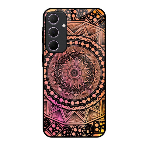 Floral Mandala Samsung Galaxy A35 5G Glass Back Cover Online