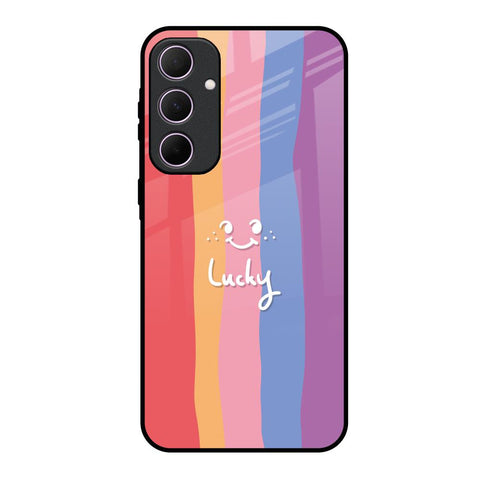 Lucky Abstract Samsung Galaxy A35 5G Glass Back Cover Online