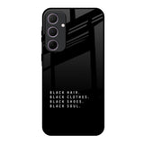 Black Soul Samsung Galaxy A35 5G Glass Back Cover Online