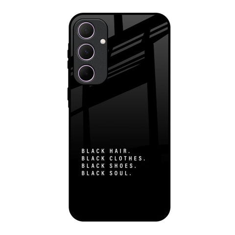 Black Soul Samsung Galaxy A35 5G Glass Back Cover Online