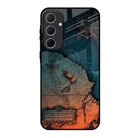 Geographical Map Samsung Galaxy A35 5G Glass Back Cover Online
