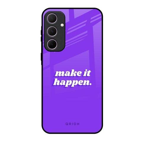 Make it Happen Samsung Galaxy A35 5G Glass Back Cover Online