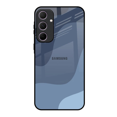 Navy Blue Ombre Samsung Galaxy A35 5G Glass Back Cover Online