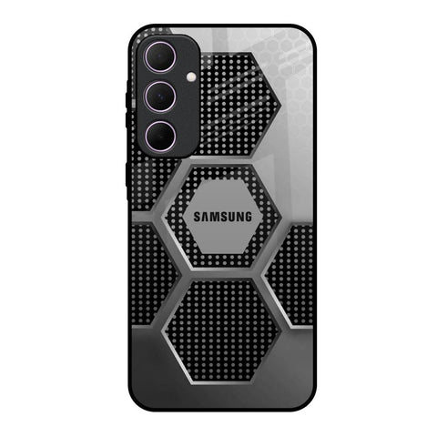 Hexagon Style Samsung Galaxy A35 5G Glass Back Cover Online