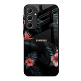 Tropical Art Flower Samsung Galaxy A35 5G Glass Back Cover Online