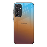 Rich Brown Samsung Galaxy A35 5G Glass Back Cover Online