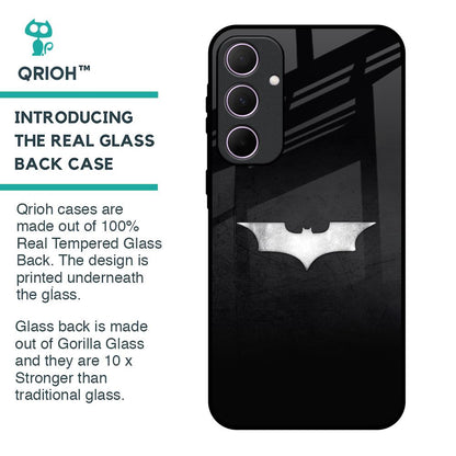 Super Hero Logo Glass Case for Samsung Galaxy A35 5G