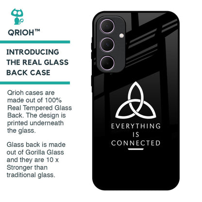 Everything Is Connected Glass Case for Samsung Galaxy A35 5G