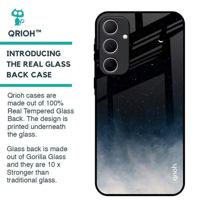 Black Aura Glass Case for Samsung Galaxy A35 5G