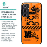 Anti Social Club Glass Case for Samsung Galaxy A35 5G
